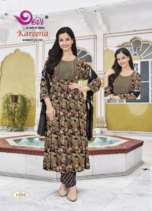 Devi Kareena Vol-1 – Umbrella Cut Kurti With Pant Dupatta